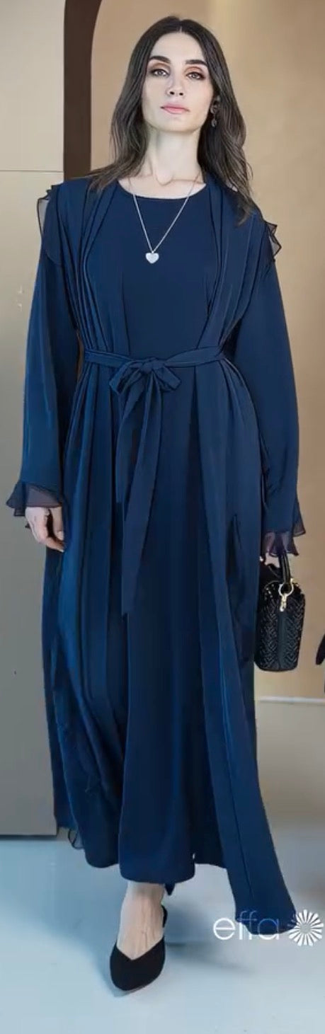 Abaya tendance 2026 🌞 2 pieces